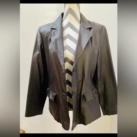 Chadwick’s Leather Jacket - Woman’s Chocolate Brown, Leather Jacket. Size 14. - Picture 3 of 5